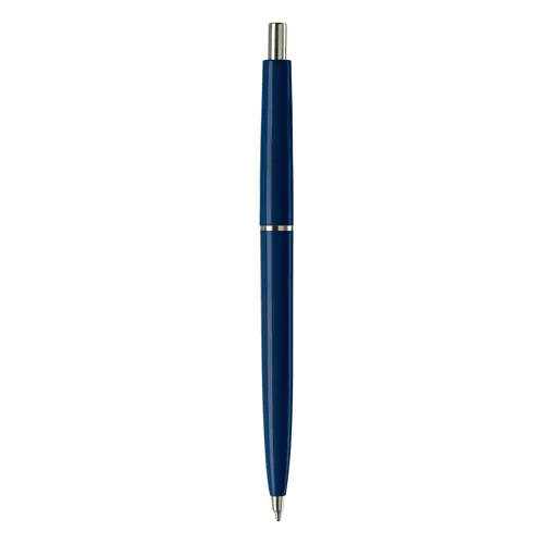 Penna a sfera in plastica con stampa fino a 270 gradi della clip e refill blu