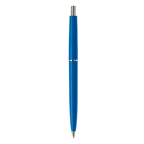 Penna a sfera in plastica con stampa fino a 270 gradi della clip e refill blu