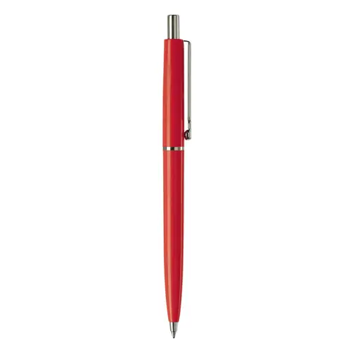 Penna a sfera in plastica con stampa fino a 270 gradi della clip e refill blu