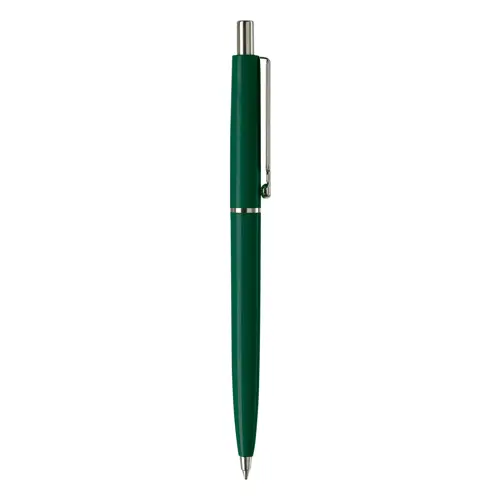 Penna a sfera in plastica con stampa fino a 270 gradi della clip e refill blu