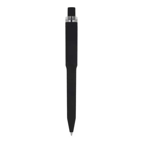 Penna dal design unico in ABS con finitura soft touch e refill blu
