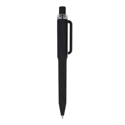 Penna dal design unico in ABS con finitura soft touch e refill blu