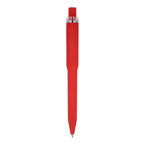 Penna dal design unico in ABS con finitura soft touch e refill blu