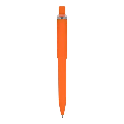 Penna dal design unico in ABS con finitura soft touch e refill blu