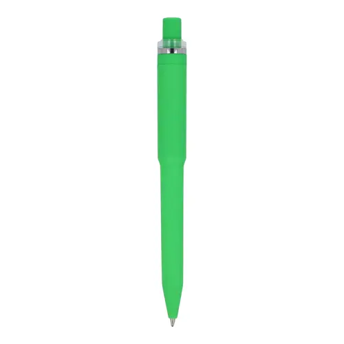 Penna dal design unico in ABS con finitura soft touch e refill blu