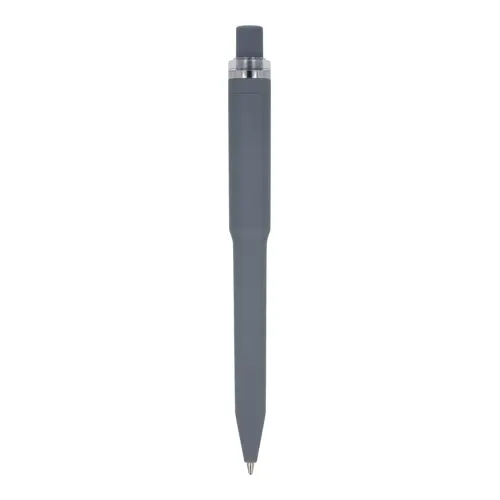 Penna dal design unico in ABS con finitura soft touch e refill blu