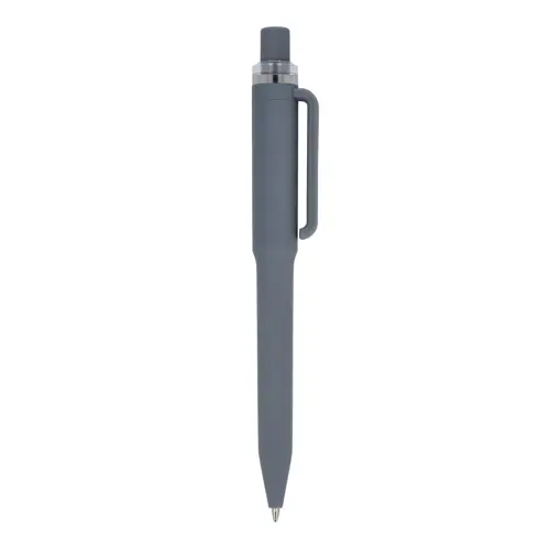 Penna dal design unico in ABS con finitura soft touch e refill blu