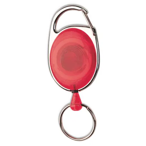Porta badge riavvolgibile con clip