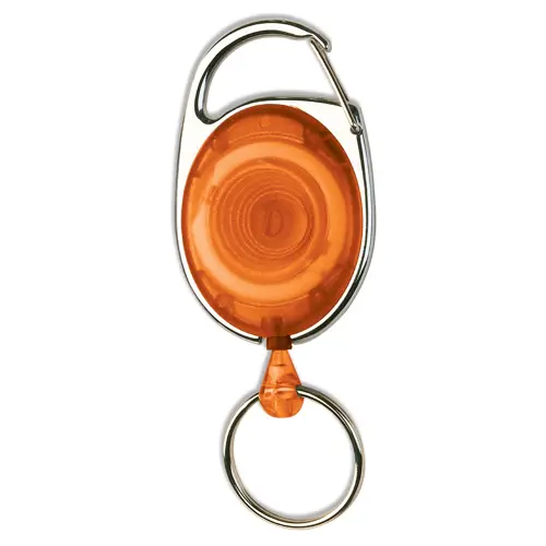 Porta badge riavvolgibile con clip