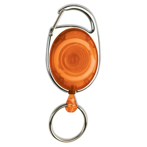 Porta badge riavvolgibile con clip