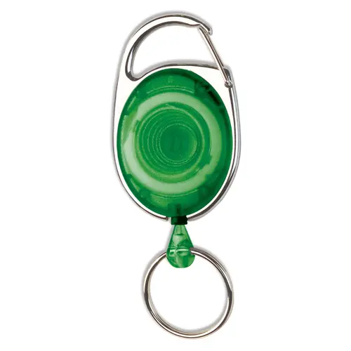 Porta badge riavvolgibile con clip