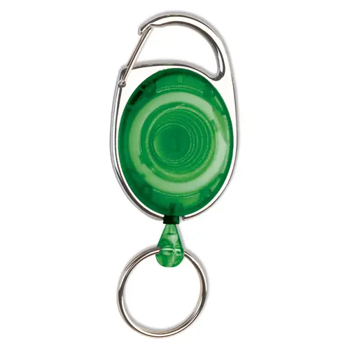 Porta badge riavvolgibile con clip