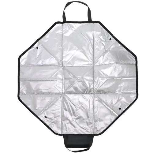 Borsa frigo ripiegata e tappetino da picnic