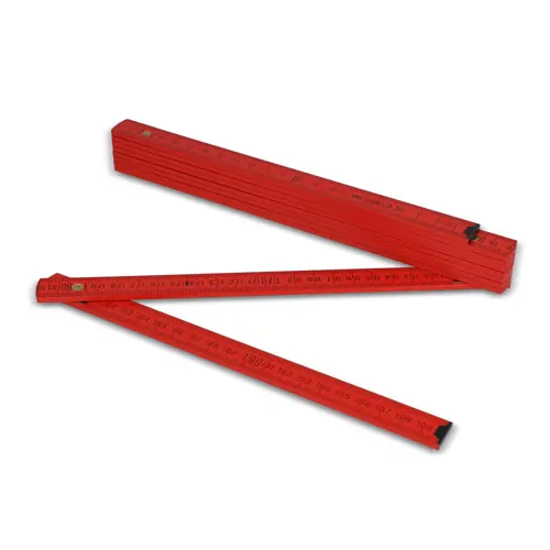Metro pieghevole in legno 2m premium verniciato