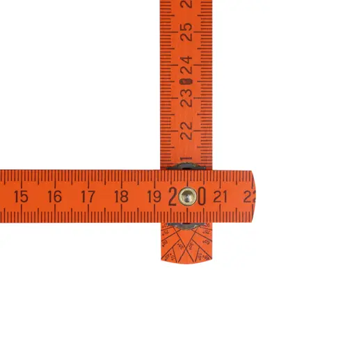 Metro pieghevole in legno 2m premium verniciato