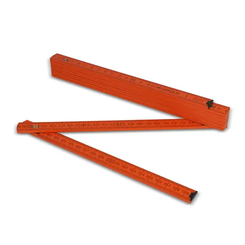 Metro pieghevole in legno 2m premium verniciato