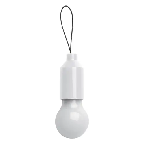 Portachiavi con lampadina a LED in ABS