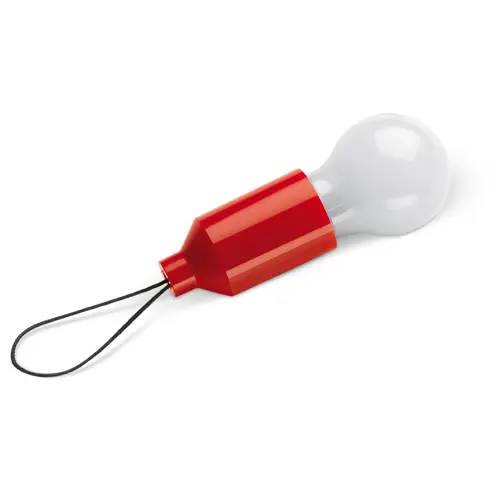 Portachiavi con lampadina a LED in ABS