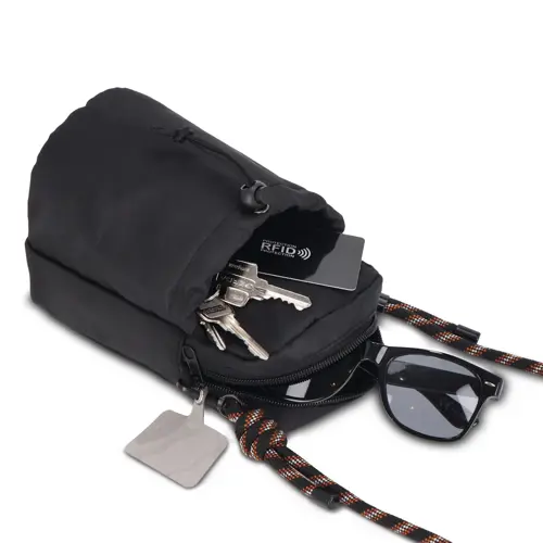 Marsupio con laccetto in paracord ideale per trasportare borraccia, telefono, chiavi e portafoglio