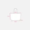 Shopper con soffietto in cotone riciclato 280 gr e manici lunghi 50x17x37cm