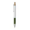 Penna a scatto in alluminio con impugnatura effetto vellutato e refill nero