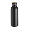 Borraccia in alluminio con tappo con in bambù da 500ml