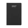 Agenda giornaliera 2027 A5 Copertina flessibile in soft PU e bordo pagine colorato