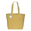Shopper con soffietto in cotone riciclato 280 gr e manici lunghi 50x17x37cm
