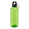 Bottiglia trasparente in RPET con moschettone da 580ml
