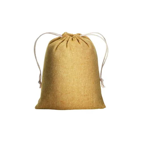 Sacca piccola in cotone riciclato 150gr con chiusura a coulisse 15x20cm