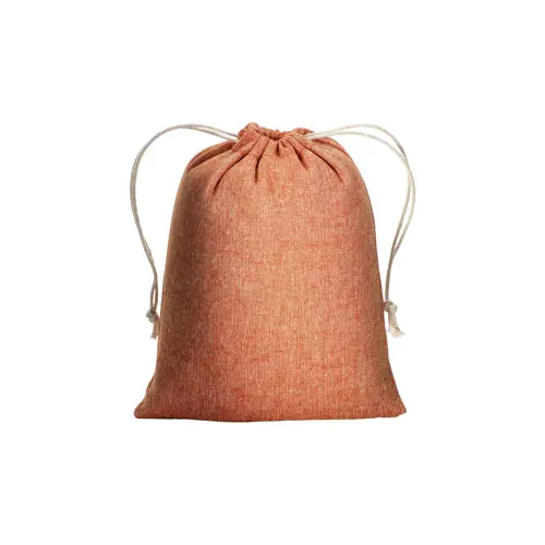 Sacca piccola in cotone riciclato 150gr con chiusura a coulisse 15x20cm