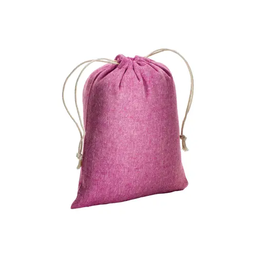 Sacca piccola in cotone riciclato 150gr con chiusura a coulisse 15x20cm