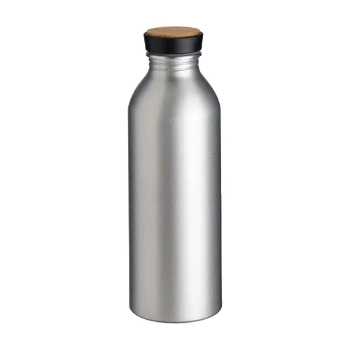 Borraccia in alluminio con tappo con in bambù da 500ml