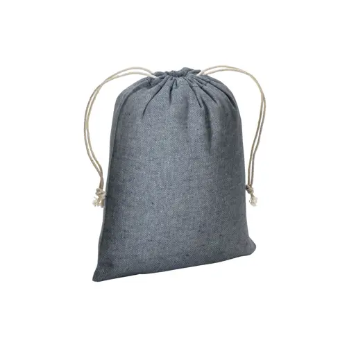 Sacca piccola in cotone riciclato 150gr con chiusura a coulisse 15x20cm