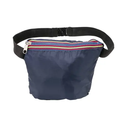 Giacca impermeabile con cappuccio a scomparsa 2 tasche frontali richiudibile a marsupio