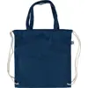Sacca in Denim riciclato 175gr con chiusura a coulisse 40x38cm