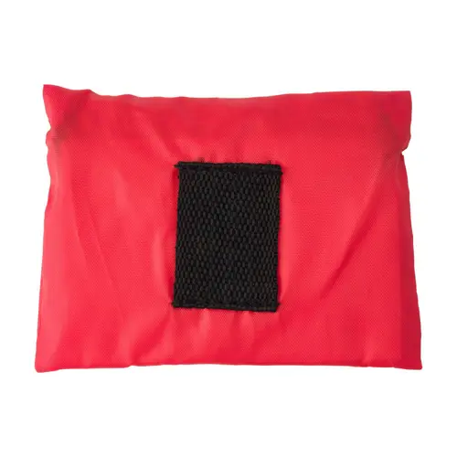 Kit primo soccorso da 10 pezzi con custodia rossa in nylon