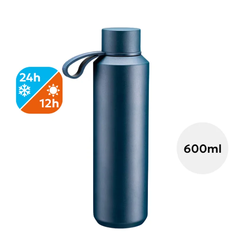 Borraccia termica in acciaio inossidabile con finitura polverizzata da 600ml