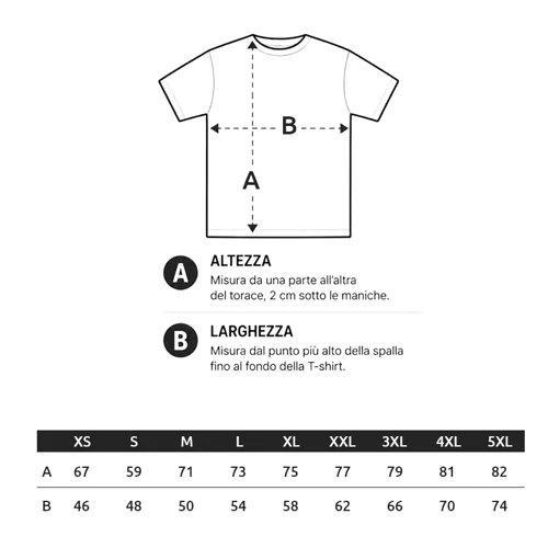 T-shirt ROLY ATOMIC unisex marchio 100% cotone a maniche corte e a girocollo da 150gr