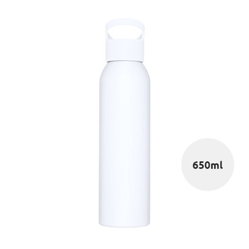 Borraccia in Tritan da 650 ml con tappo a vite e maniglia integrata