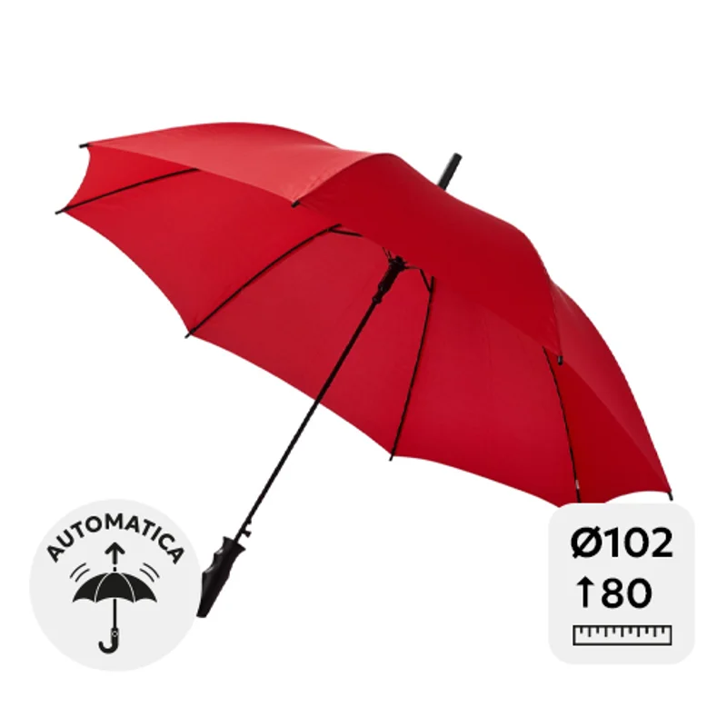 Ombrello automatico 23" con manico dritto in ABS