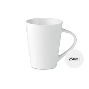Tazza conica in porcellana 250ml