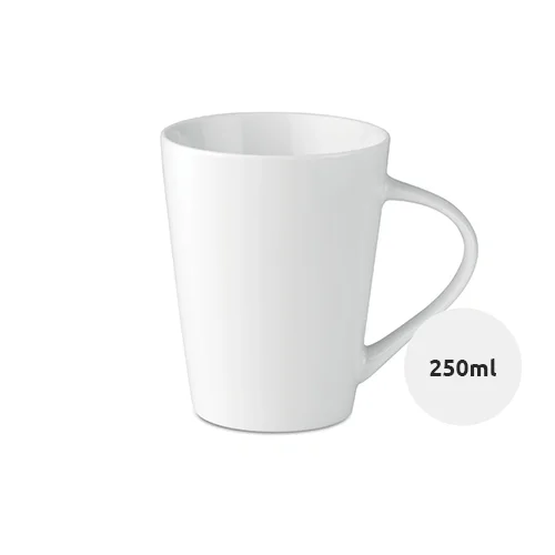 Tazza conica in porcellana 250ml