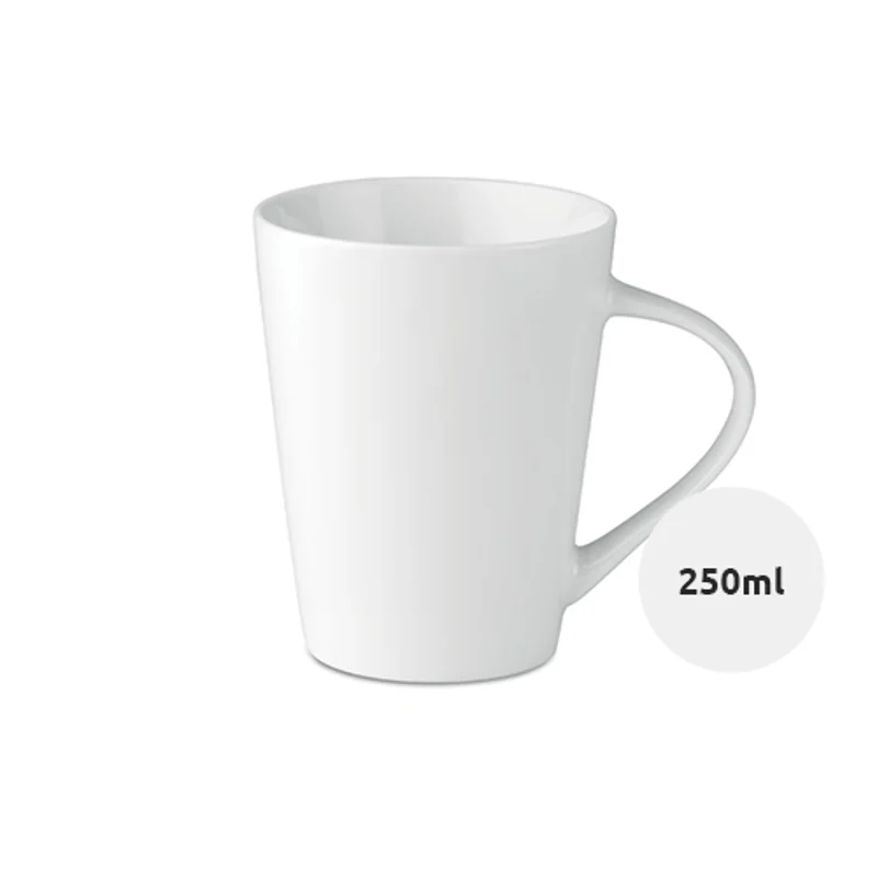 Tazza conica in porcellana 250ml