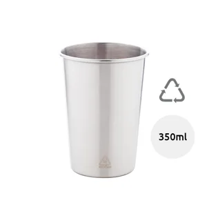 Bicchiere in acciaio inox riciclato da 350ml