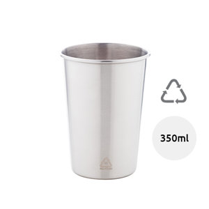 Bicchiere in acciaio inox riciclato da 350ml