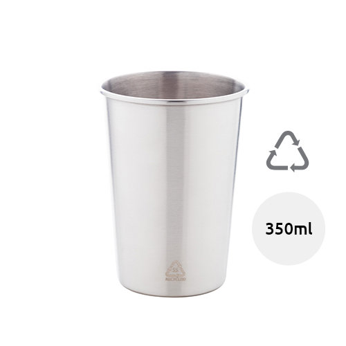 Bicchiere in acciaio inox riciclato da 350ml