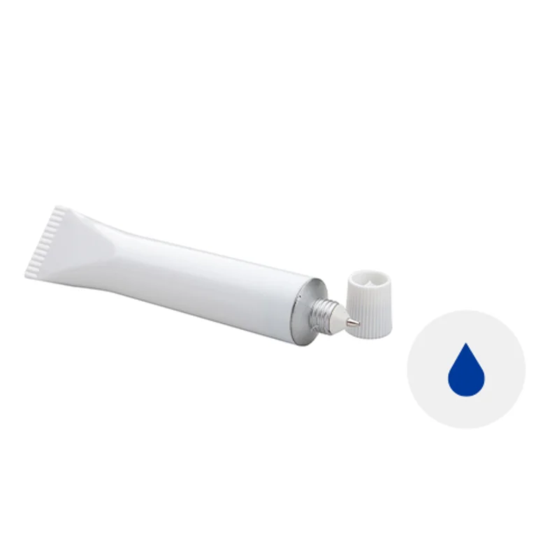 Penna a sfera a forma di tubo e refill blu