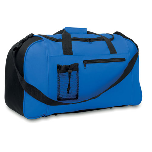 Borsone per lo sport o da viaggio in poliestere con tracolla regolabile e varie tasche a chiusura zip 57x24x35cm