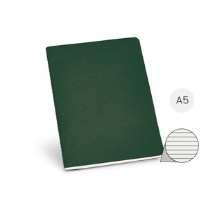 Block Notes A5 con copertina flessibile in cartone e 80 pagine a righe